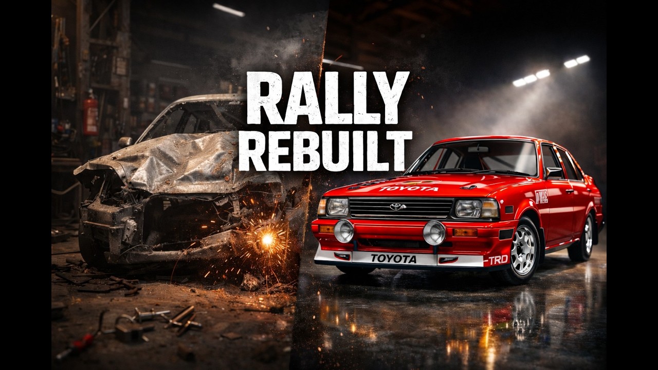 Rebuilding a Wrecked 80s Toyota Rally Car
