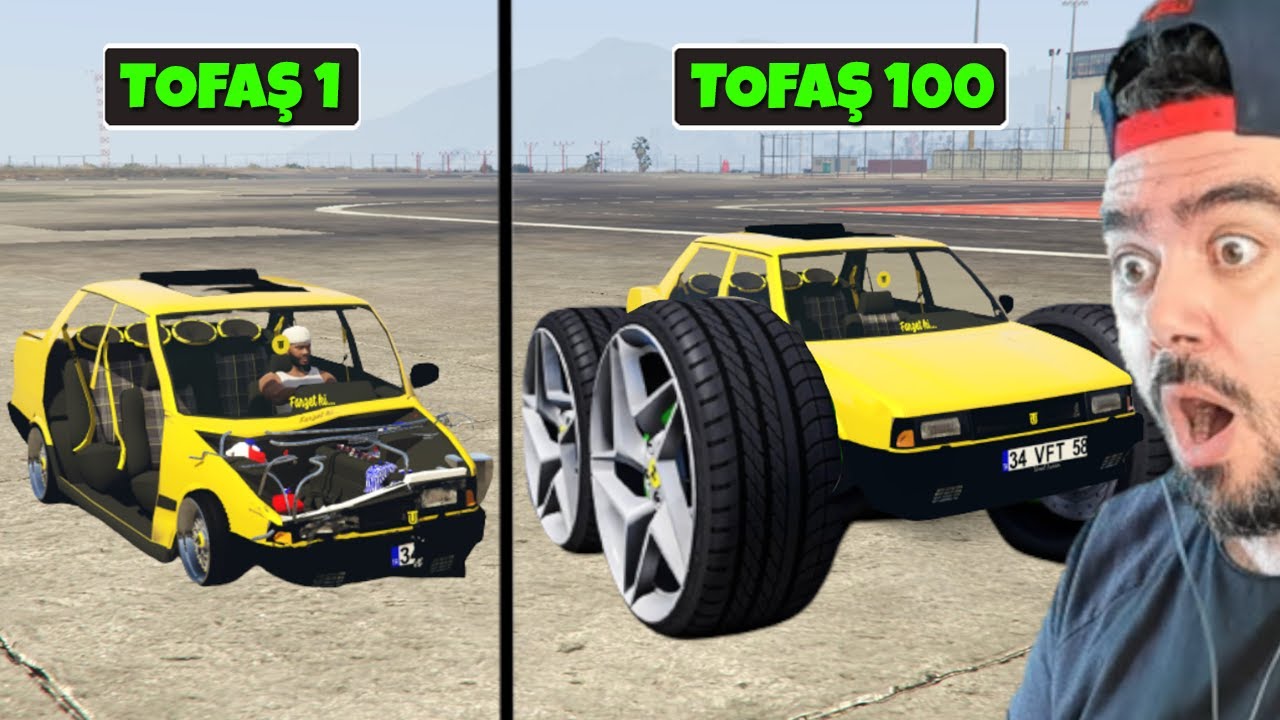 HER KAZA YAPTIĞIMDA TOFAŞ ARABAM DAHA HIZLANIYOR - GTA 5 MODS