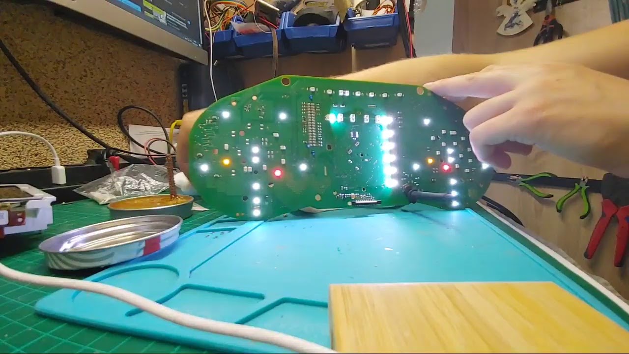 Octavia 2FL Naprawa Podświetlenia LED licznika