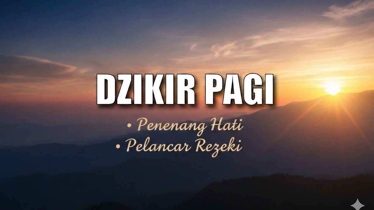Dzikir pagi pembuka rezeki, penolak bala, penenang hati dan pikiran.