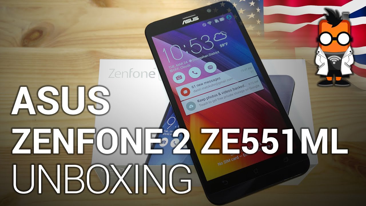 ASUS Zenfone 2 ZE551ML unboxing [english]