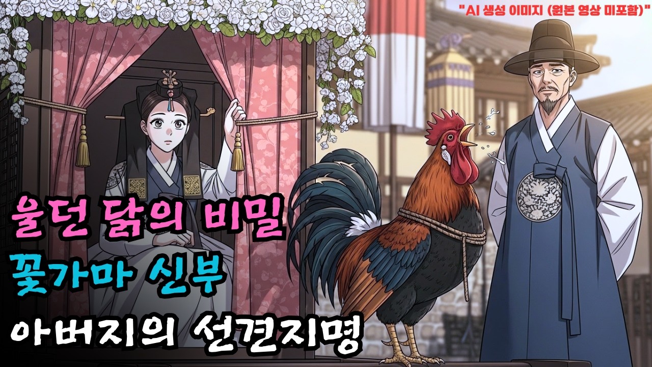 시집가는 딸의 꽃가마에 시끄럽게 우는 닭을 매달아 보낸 현명한 친정아버지 | 야담 · 설화 | 오디오북