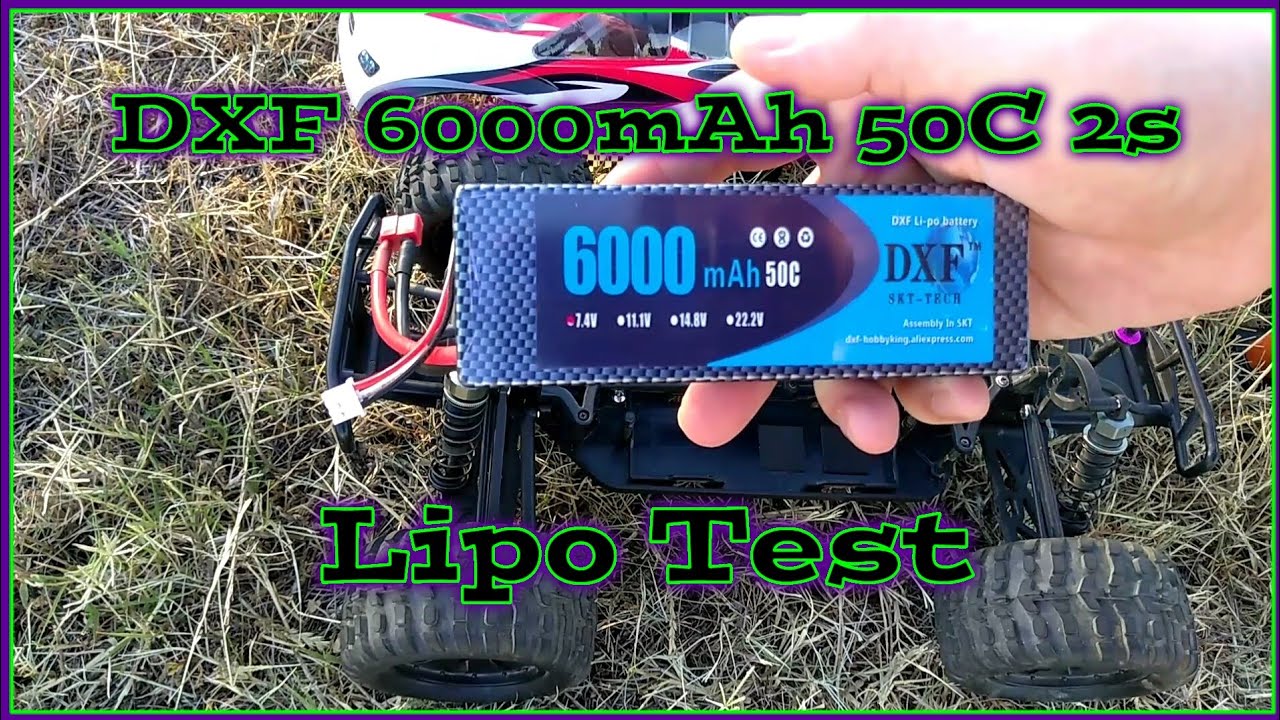 DXF 6000mAh 50c 2s Lipo Test
