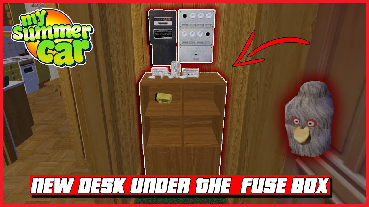 My Summer Car - They Have Added New Desk Under The  FUSE BOX 2021 | Ogygia Vlogs🇺🇸