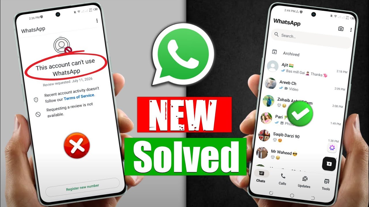 Ban Whatsapp New Solution 2026 (100% Working) ✅ || This account can't use Whatsapp Problem New 2026