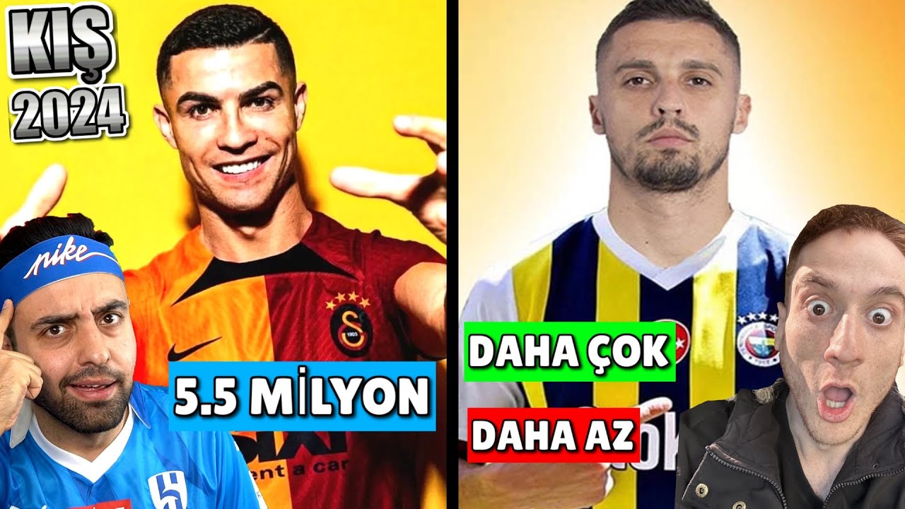 HANGİ SÜPER LİG FUTBOLCUSU DAHA PAHALI ? KIŞ TRANSFER SEZONU ! BULMACA OYUNU EMJAN VS ÜMİDİ !