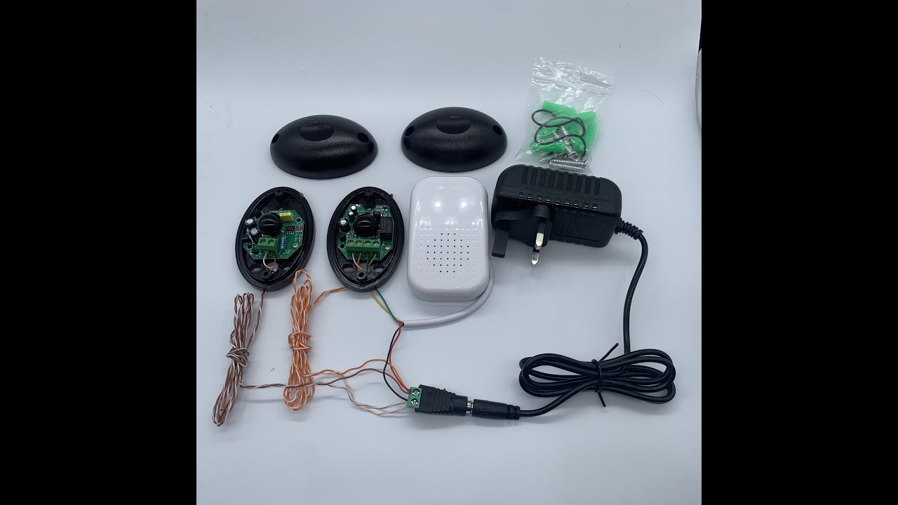 12v Home Security Infrared Sensor with Door Bell Bundle Set, Easy and Simple to DIY !