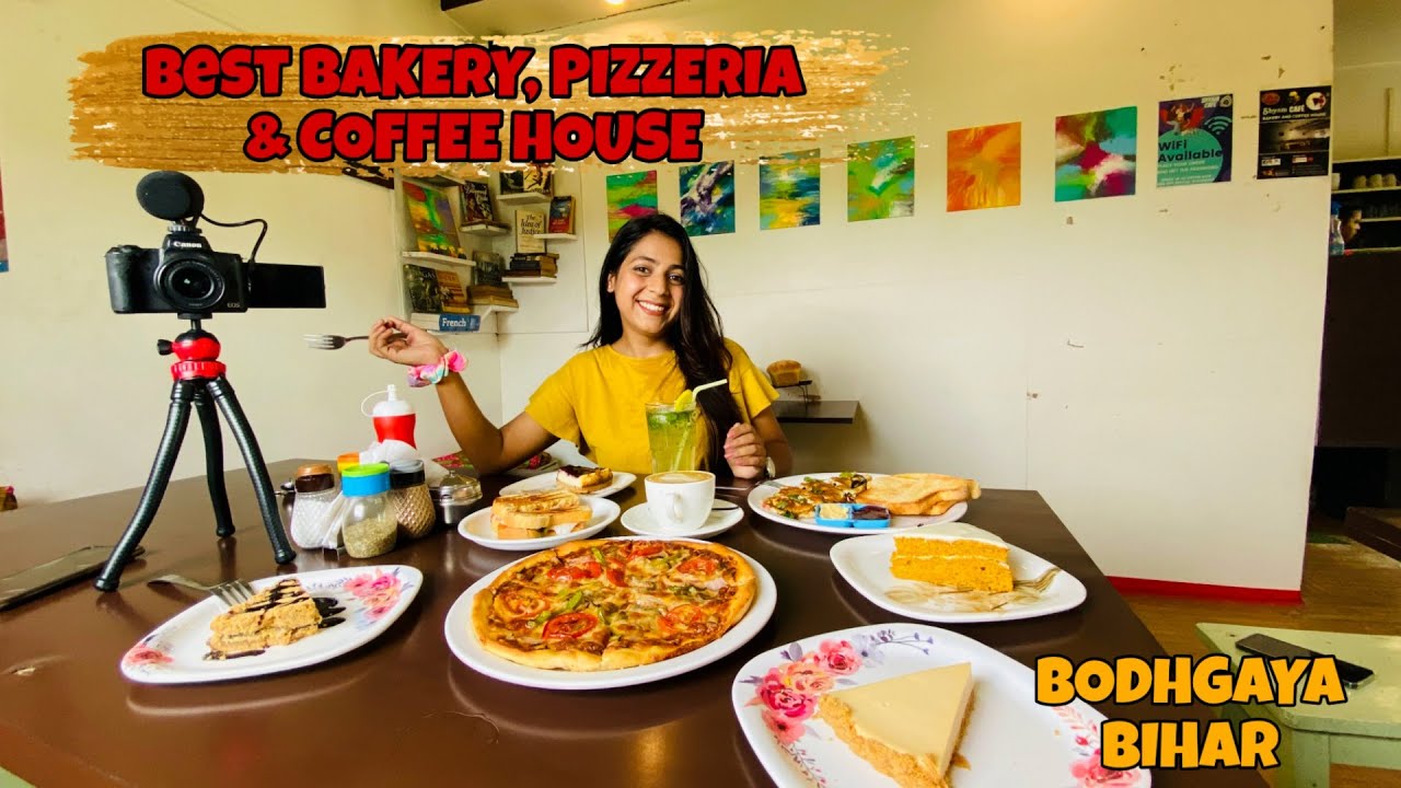 BEST BAKERY, PIZZERIA & COFFEE HOUSE | SHYAM CAFE | BODHGAYA BIHAR | ALICE SWIFT VLOGS