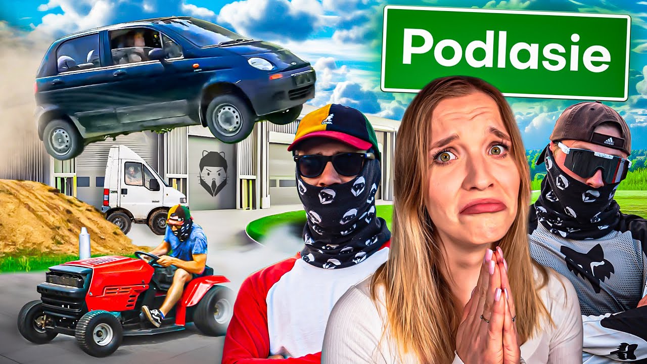 SPĘDZIŁAM DZIEŃ Z MOTOKOTAMI (kosiarka z silnikiem od hondy, skrócony peugeot boxer)