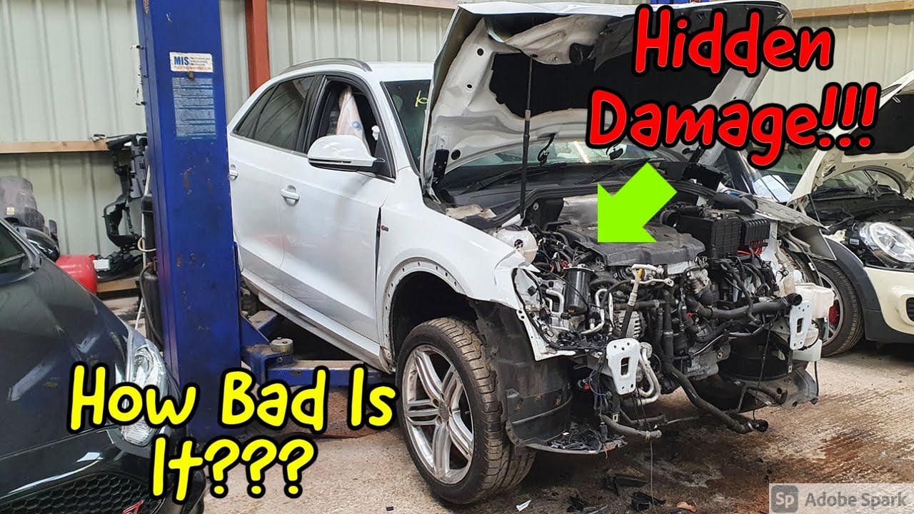 We have Hidden Damage On The Audi Q3 S-Line Plus......  How Bad Is It !!!!!!