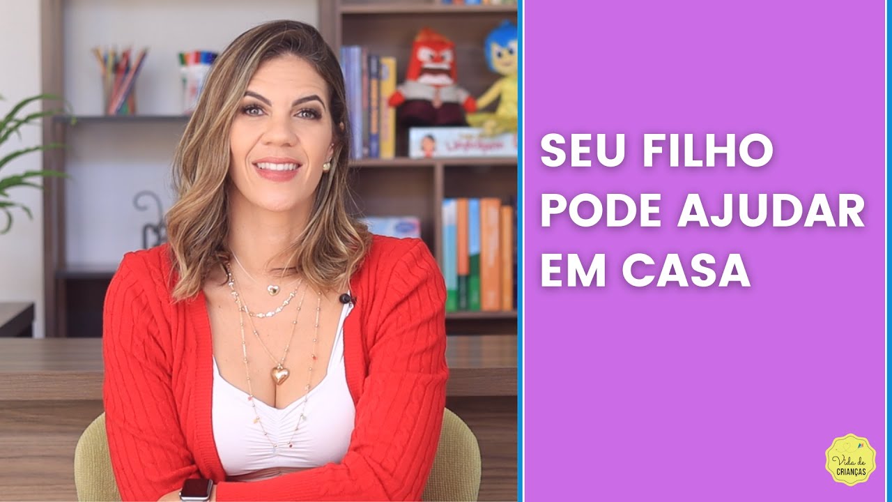 CRIANÇAS QUE AJUDAM NAS TAREFAS DOMÉSTICAS