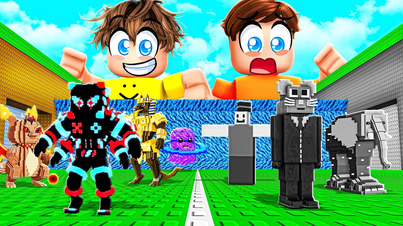 SMARTY vs DADDY SERVER In Escape Tsunami For Brainrots..