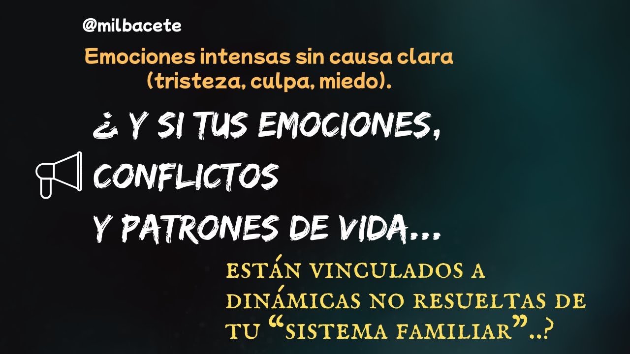 Constelaciones Familiares: sanar lo invisible, liberar lo heredado | Las heridas que no son tuyas