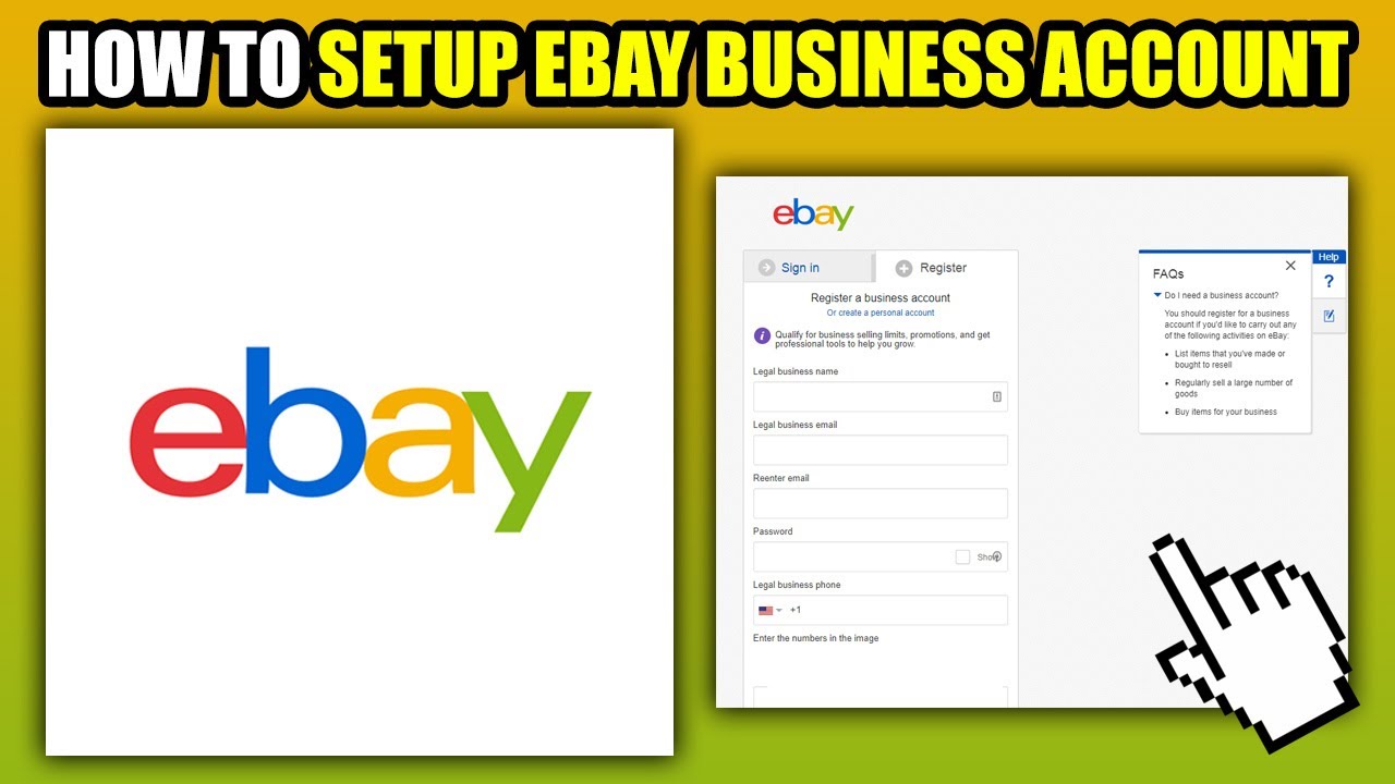 How To Setup eBay Business Account (2025)