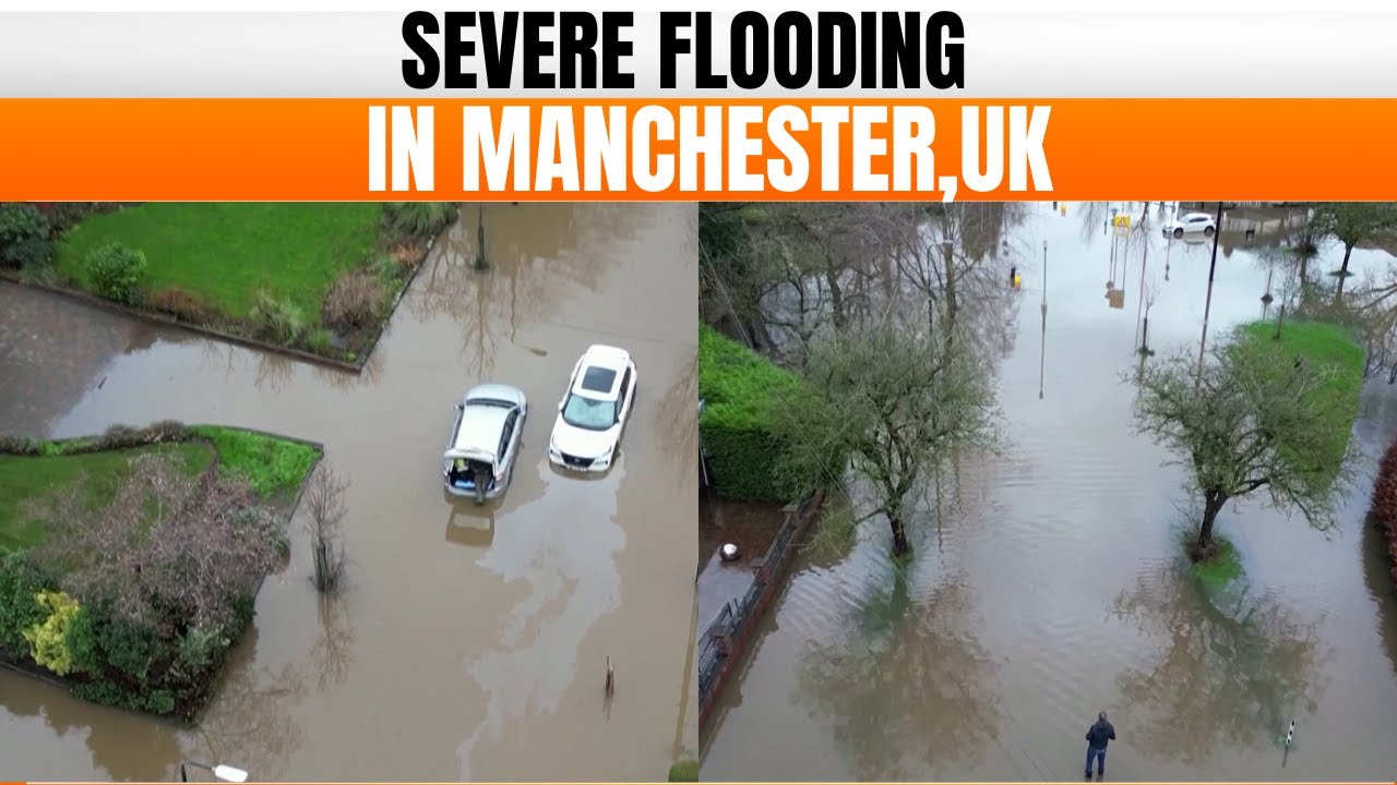 England | Severe Flooding in Manchester: Cars Abandoned After Overnight Rain | News9