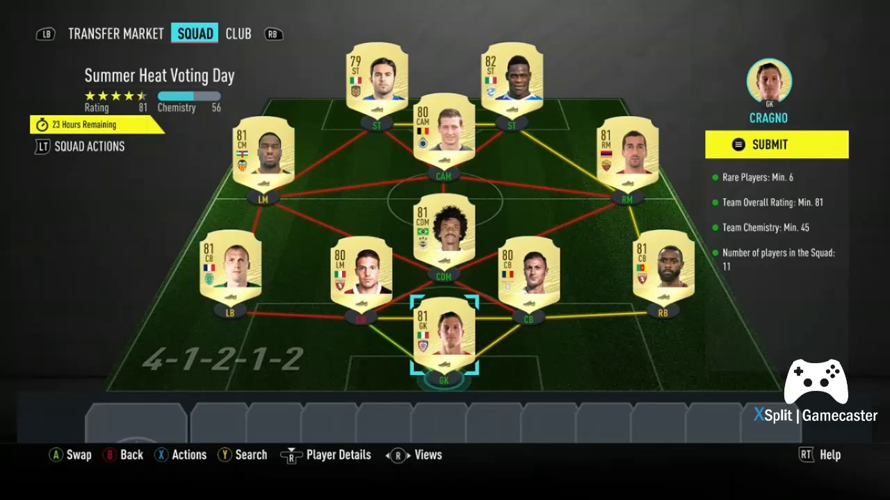 HOW TO COMPLETE THE NEW FIFA 20 SUMMER HEAT VOTING DAY SBC!!!