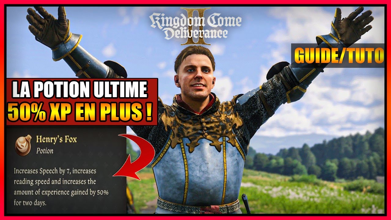 GUIDE/TUTO - COMMENT OBTENIR LA POTION DE HENRY QUI DONNE 50% D'XP EN PLUS - KINGDOM COME II - PS5