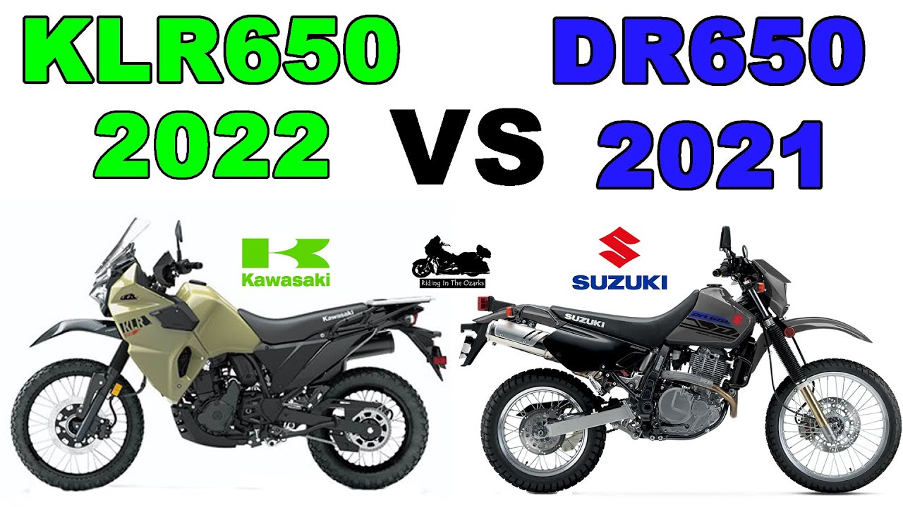 Kawasaki KLR650 2022 года против SUZUKI DR650 2021 года: что лучше для вас?