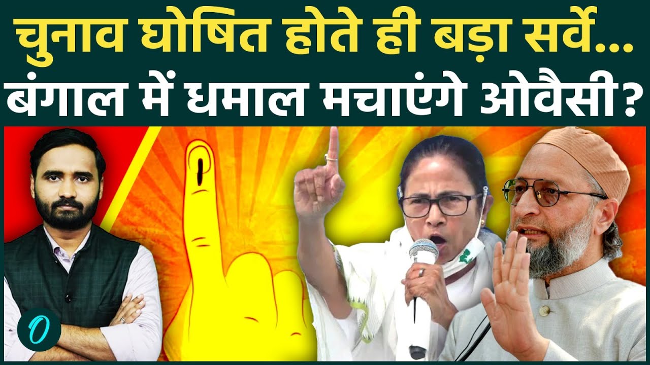West Bengal Election Update: सबसे बड़े सर्वे में किसकी जीत? Owaisi को कितनी सीट | TMC | BJP | AIMIM