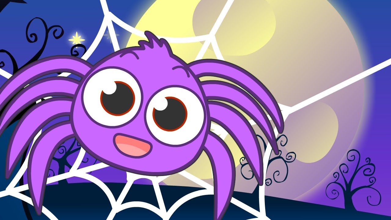 ITSY BITSY SPIDER 🎃🎵 HALLOWEEN Music for children 👻🧟 Incy Wincy Spider song for kids