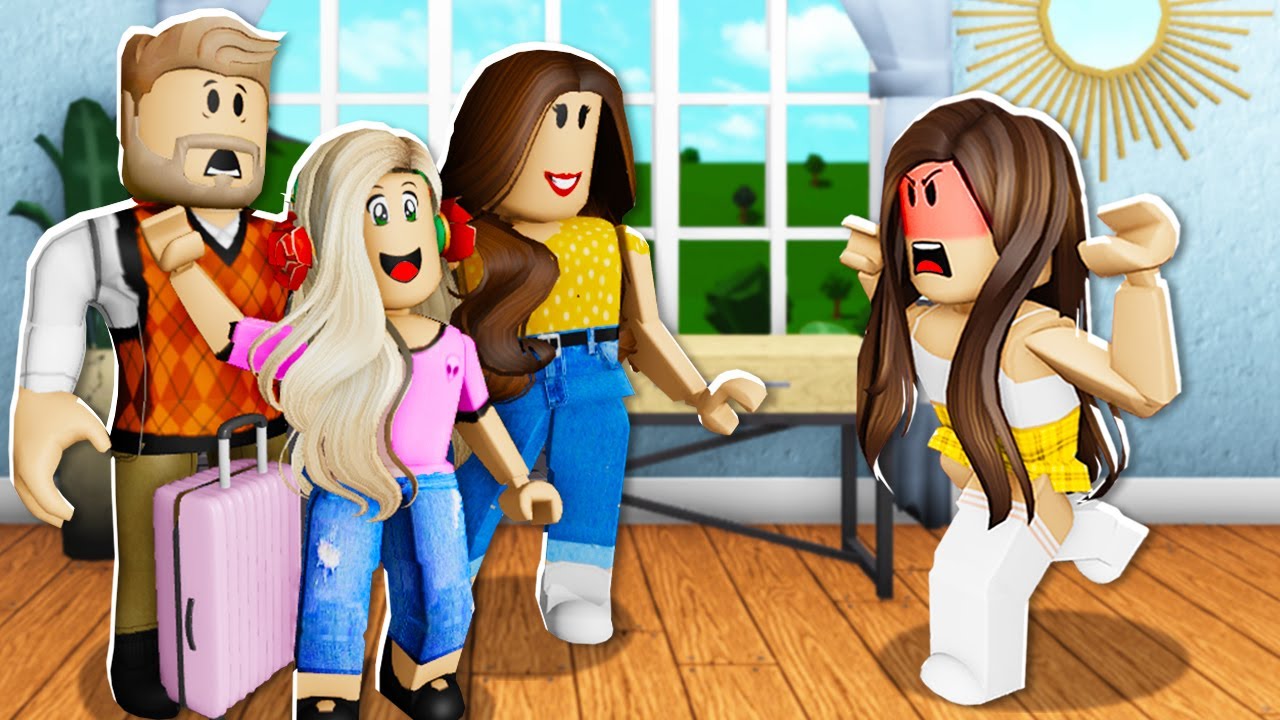 Единственный ребёнок возненавидел свою новую сводную сестру! (Roblox)