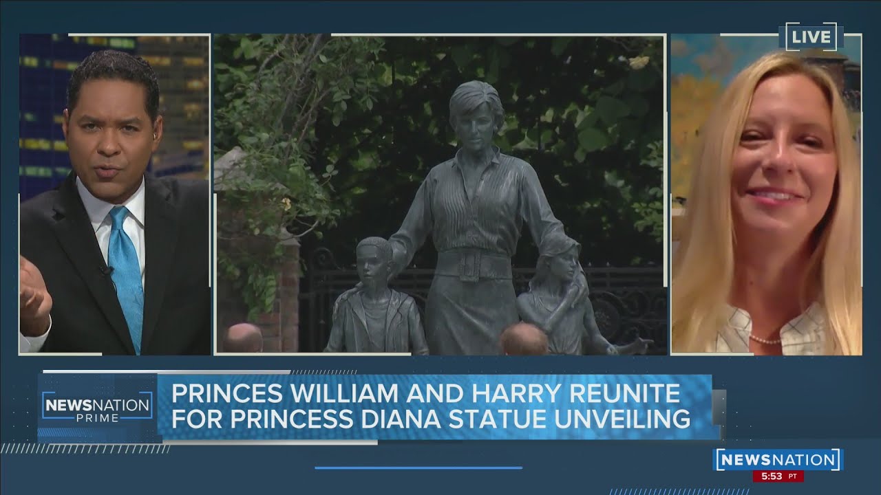 PRINCES WILLIAM AND HARRY REUNITE FOR PRINCESS DIANA STATUE UNVEILING