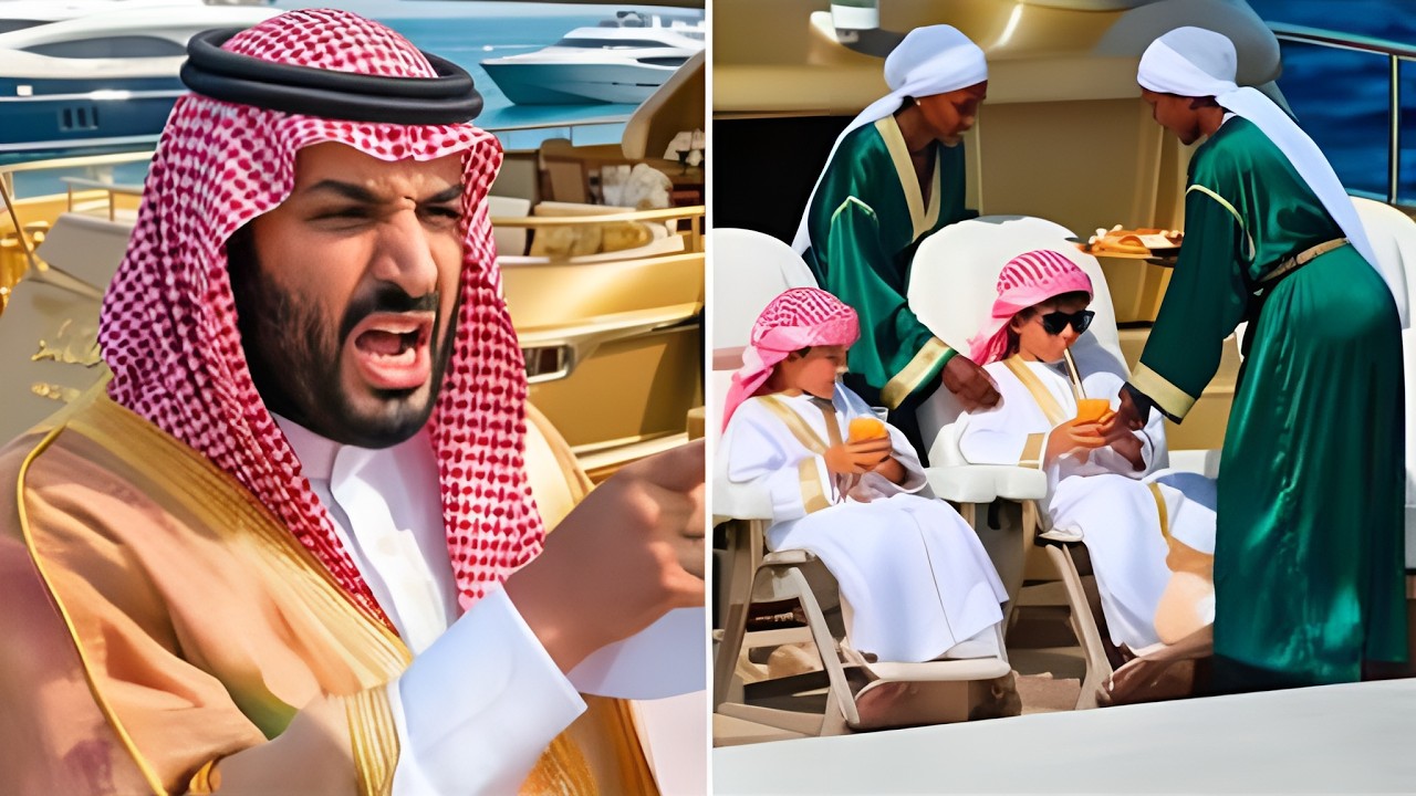 شاهد كيف يعيش أبناء الأمير محمد بن سلمان.. حياة فارهة وثروة تتخطى الخيال!