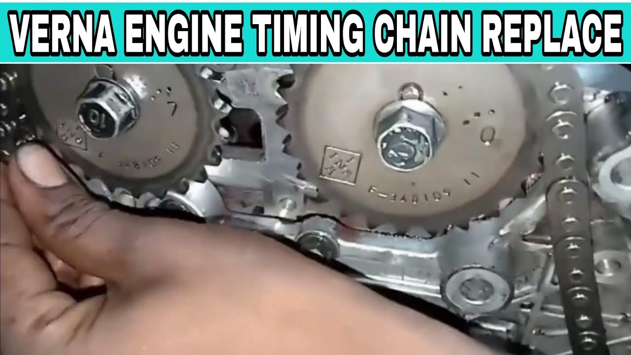 HYUNDAI VERNA ENGINE TIMING | ENGINE TIMING CHAIN REPLACEMENT | VERNA TIMING | DIESEL ENGINE TIMING|