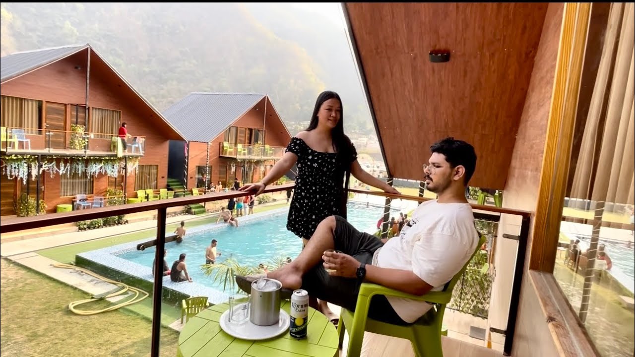 off to rishikesh with pati dev ♥️ Instagram k famous resort Green Lemon #subscribe #rishikesh #vlog