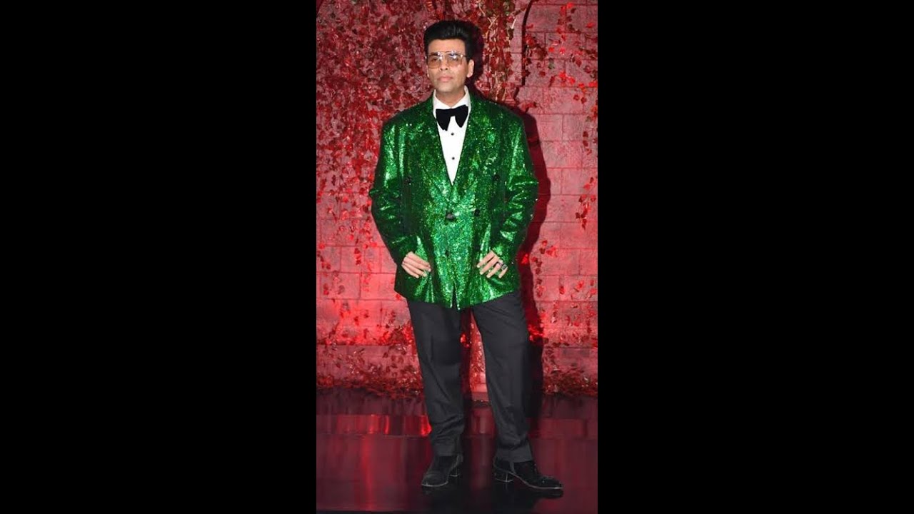 Karan Johar and Aman Jaiswal