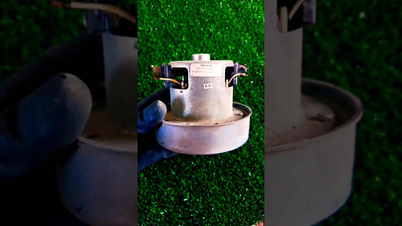 Disassembling the components of the vacuum cleaner motor/