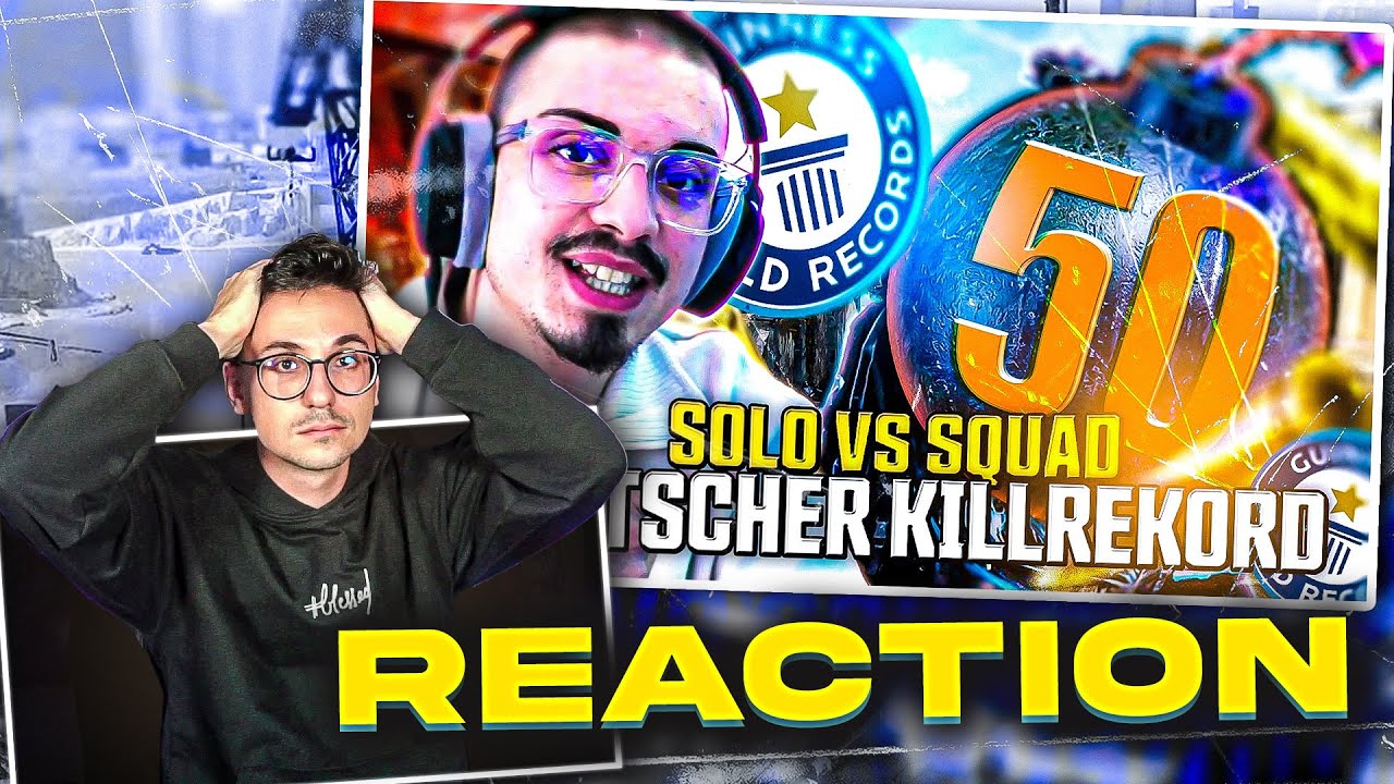 50 KILLS SOLO vs. SQUAD 😱 KayzahR REAGIERT auf den NEUEN DEUTSCHEN KILLREKORD 👑 🇩🇪