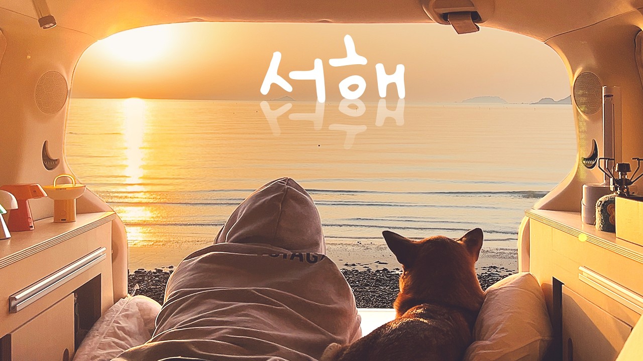 외국보다 더 아름다운 서해바다 석양맛집 | 애견동반캠핑 | 차박 | 레이차박 | 차중박 | 솔캠