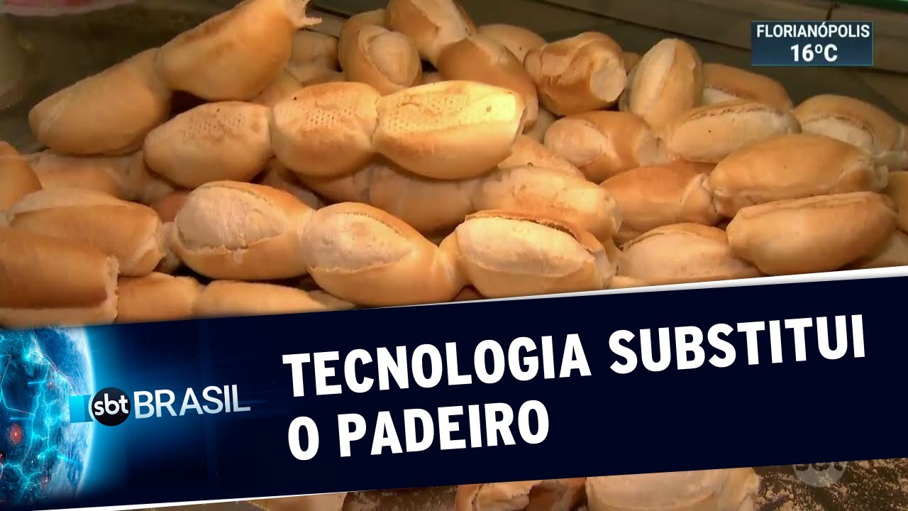 Padarias trocam o tradicional padeiro pela tecnologia | SBT Brasil (27/07/19)