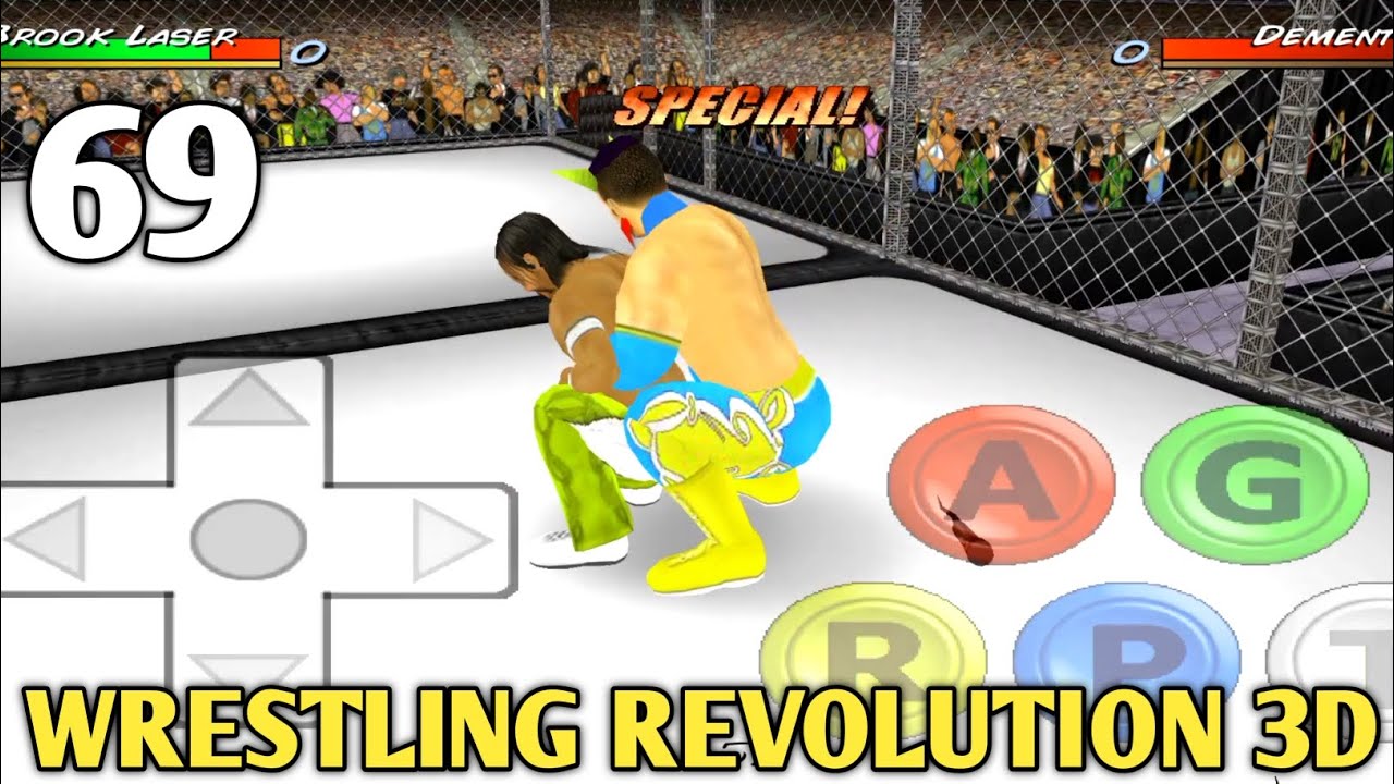 Wrestling Revolution 3d Gameplay || fight games || Wrestling Career || Fight - 69