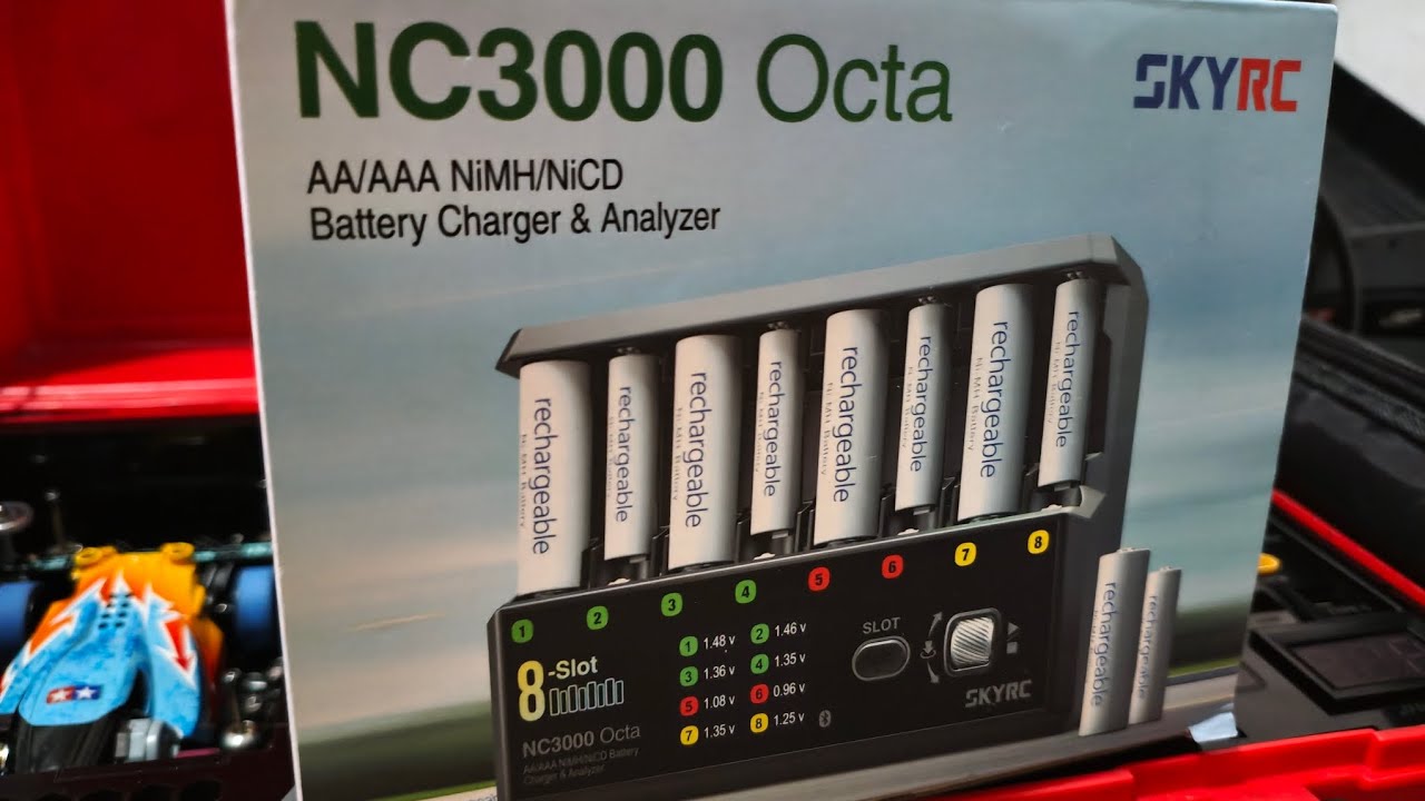 SkyRC NC3000 Octa Battery Charger & Analyzer