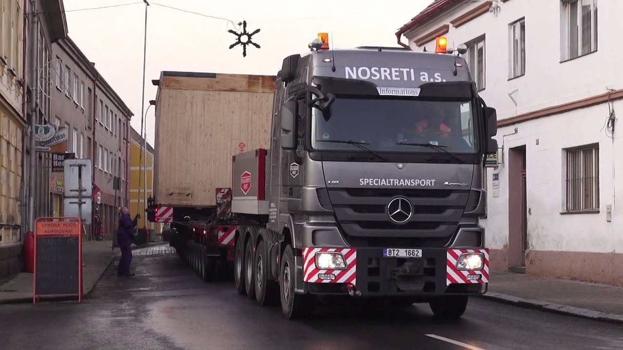 NOSRETI a.s. - přeprava generátorů 211 t