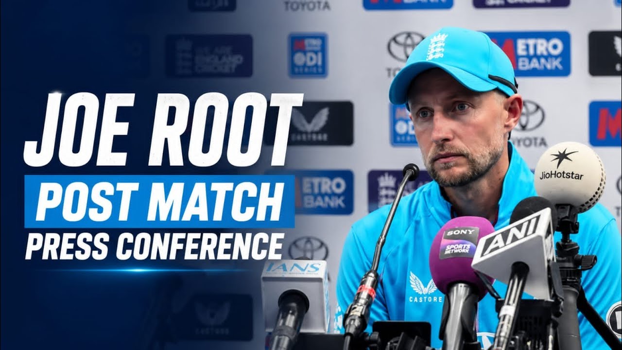 Joe Root Post Match Press Conference. #ENGvsIND #ODIs