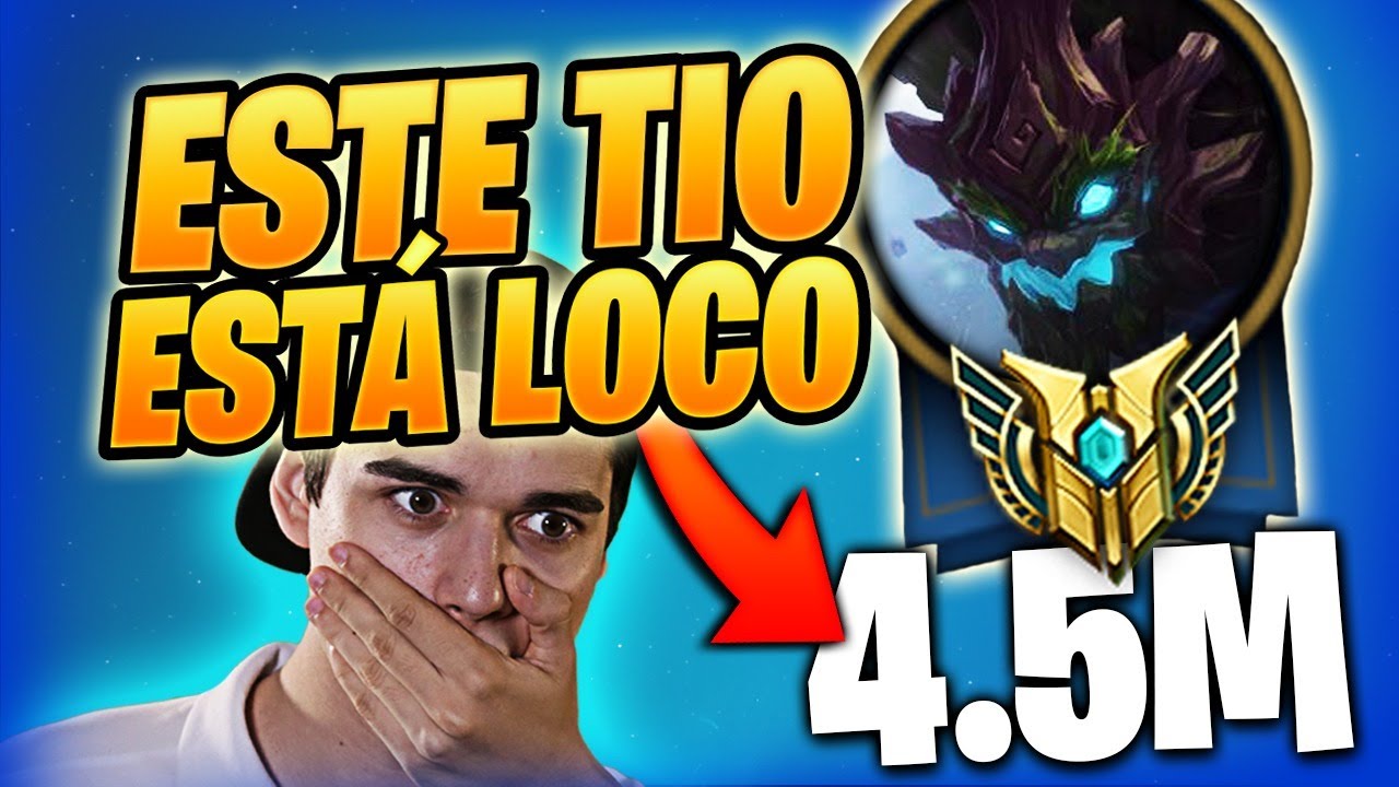 ¡Ese LOCO tiene ¿MÁS DE 7.000 PARTIDAS JUGADAS EN RANKED con MAOKAI?! (4,5 MILLONES de MAESTRÍA)