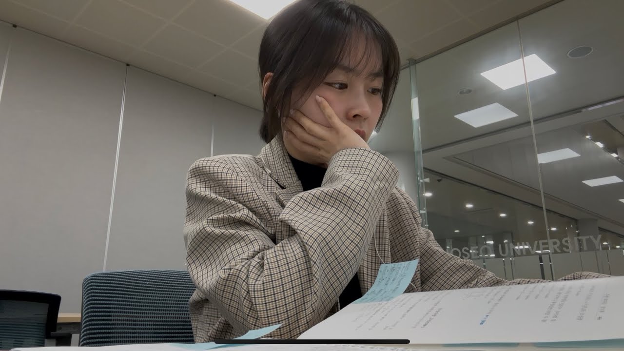 Study with me (260311)-3 | 교수님의 설명이 외계어처럼 들릴 때……………