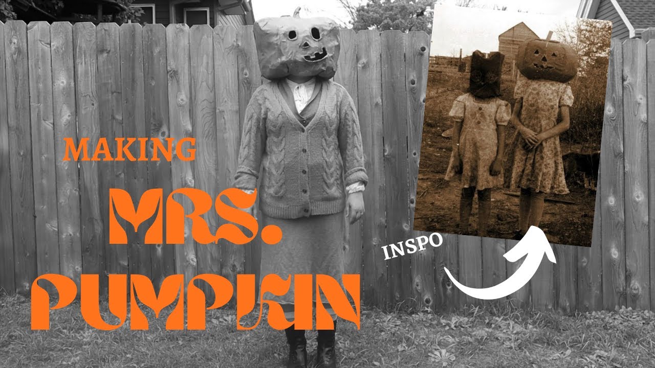Crafting A Paper Mache Pumpkin Head | MOM-O-WEEN WEEK 3