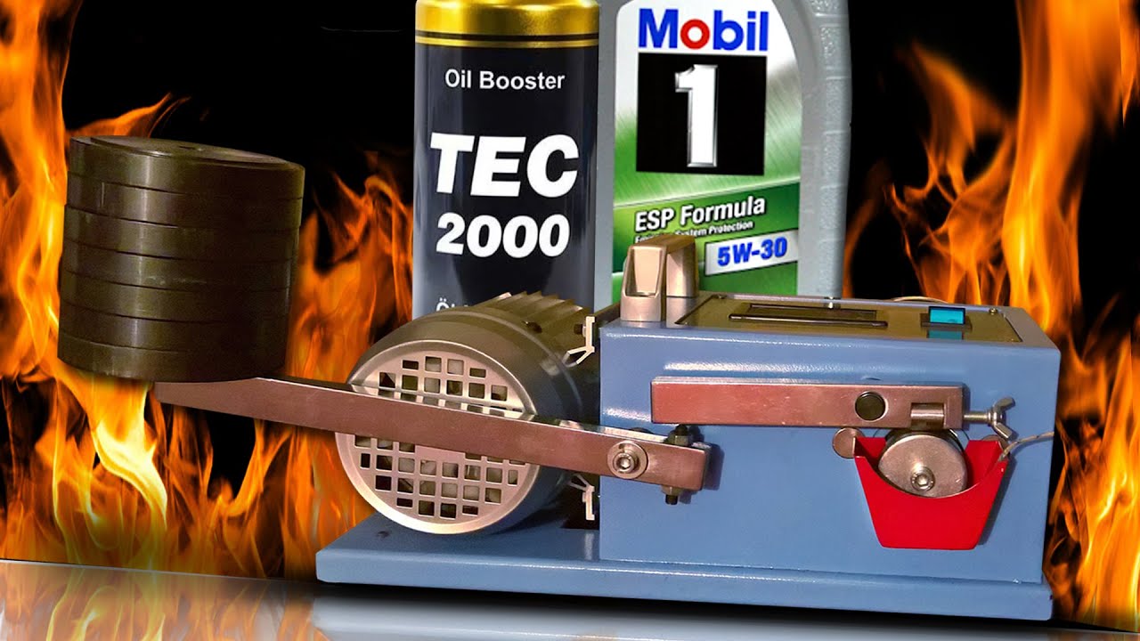 Tec2000 Oil Booster + Mobil 1 ESP Formula 5W30 Тест присадок в масло 100&deg;C Питер Тестер