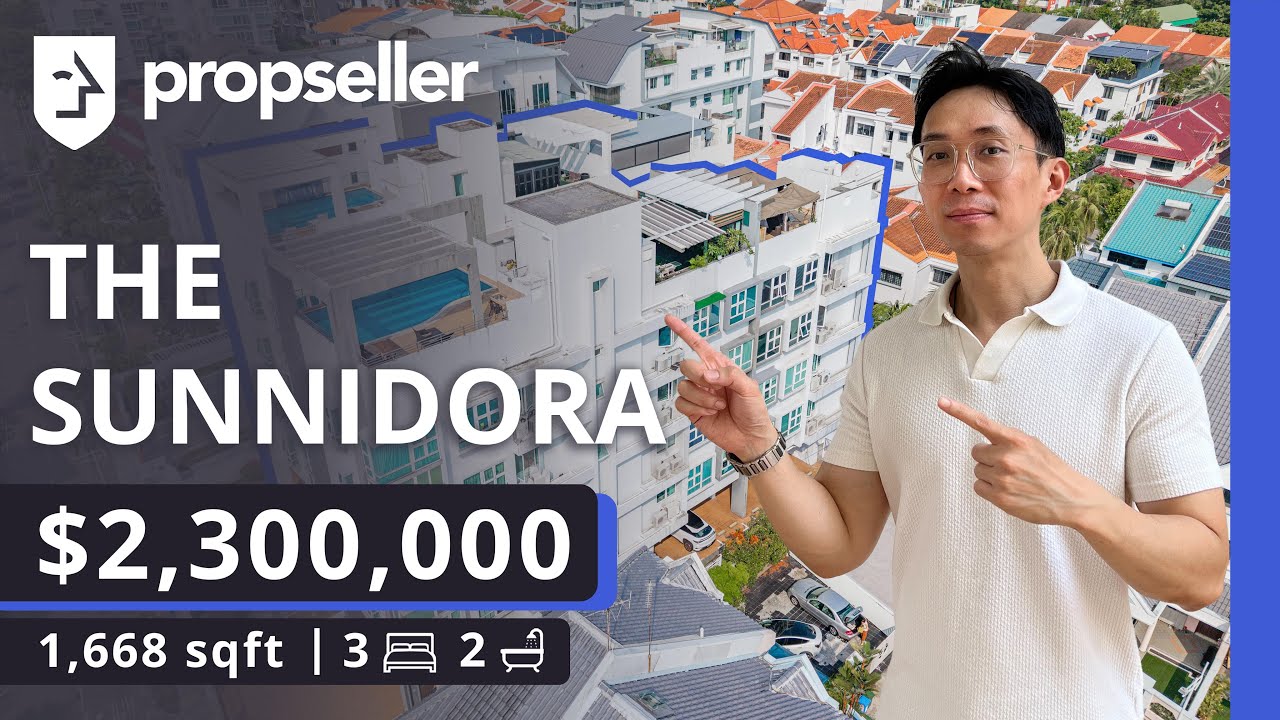 Corner Penthouse with Panoramic Views in The Sunnidora | Propseller Home Tours