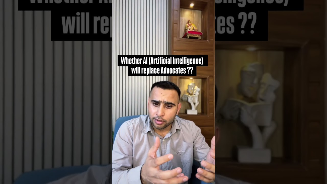 Whether AI (Artificial Intelligence) will replace Advocates ? #artificialintelligence #lawyers