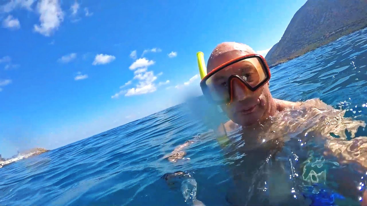 Snorkelling at Bali, Crete