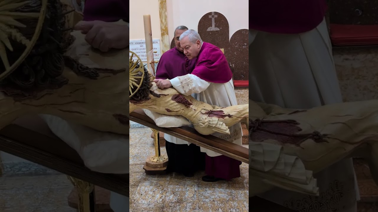 14 09 2025. Ingresso del Vescovo Santo Marcianò nella nostra Chiesa e venerazione del SS.Crocifisso