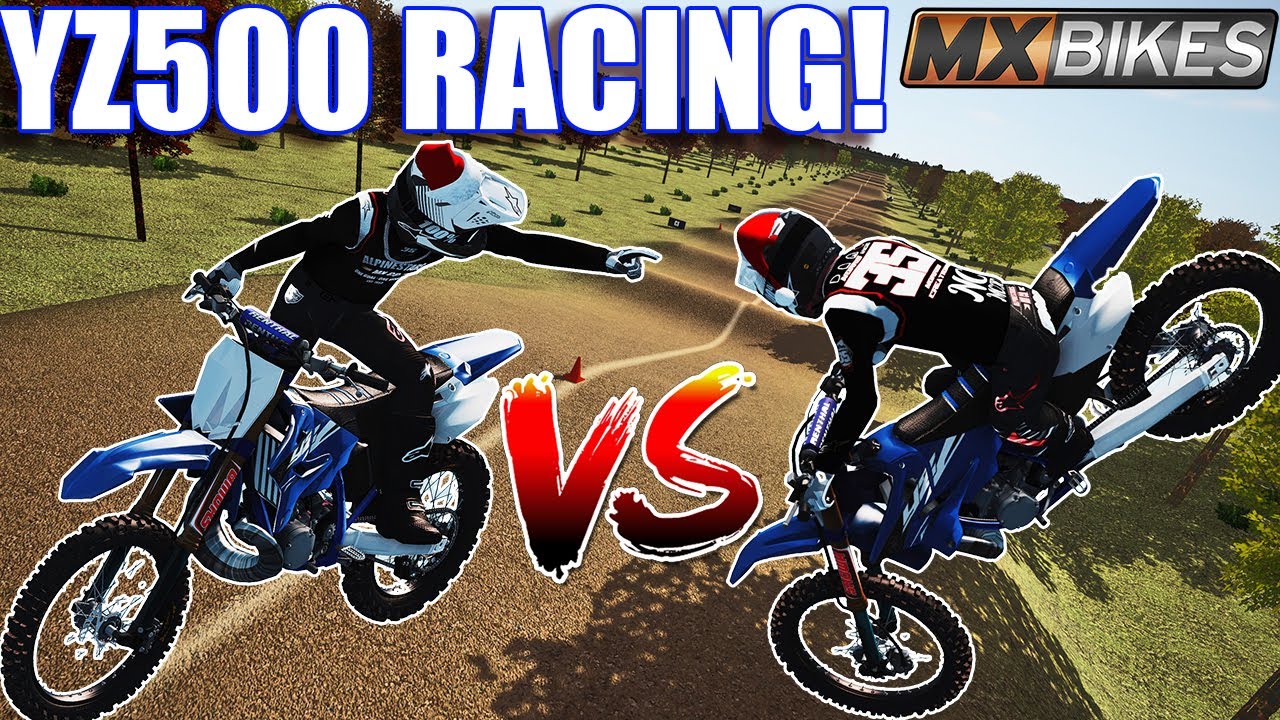 RACING THE YZ500 ON STRAIGHT RHYTHM WAS INSANE!