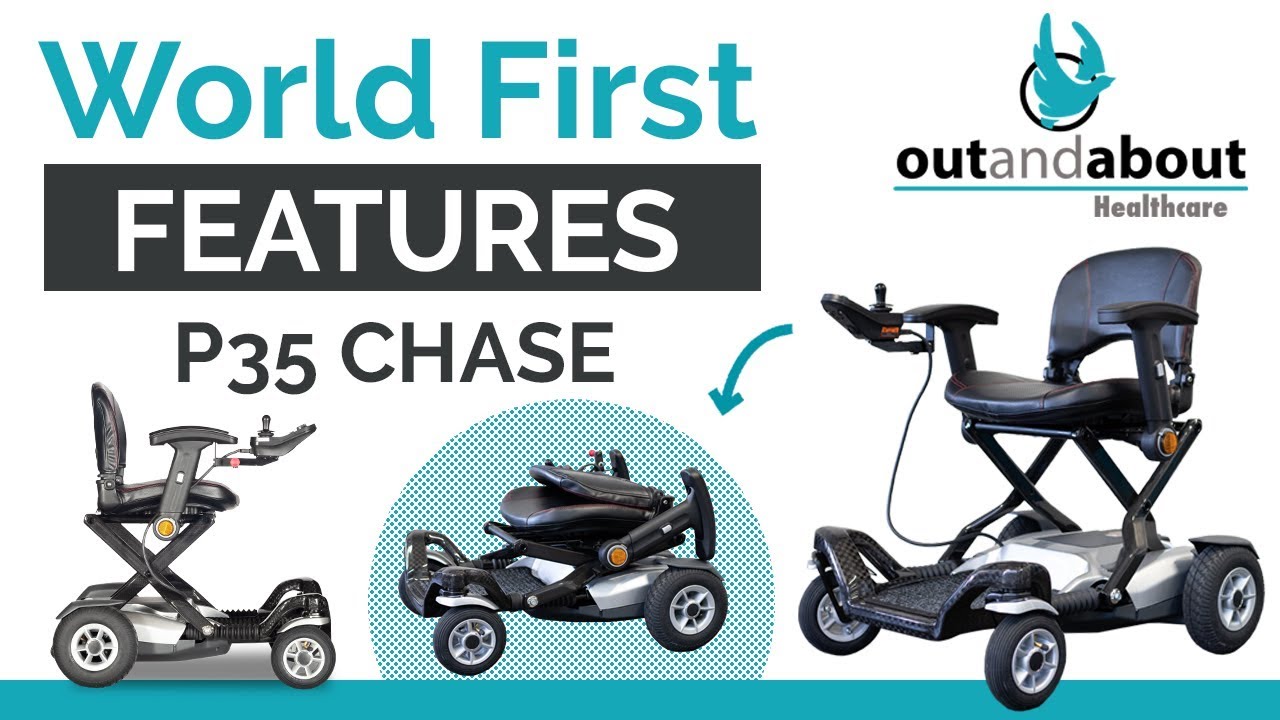 A WORLD FIRST! P35 Chase Portable Electric Mobility Wheelchair