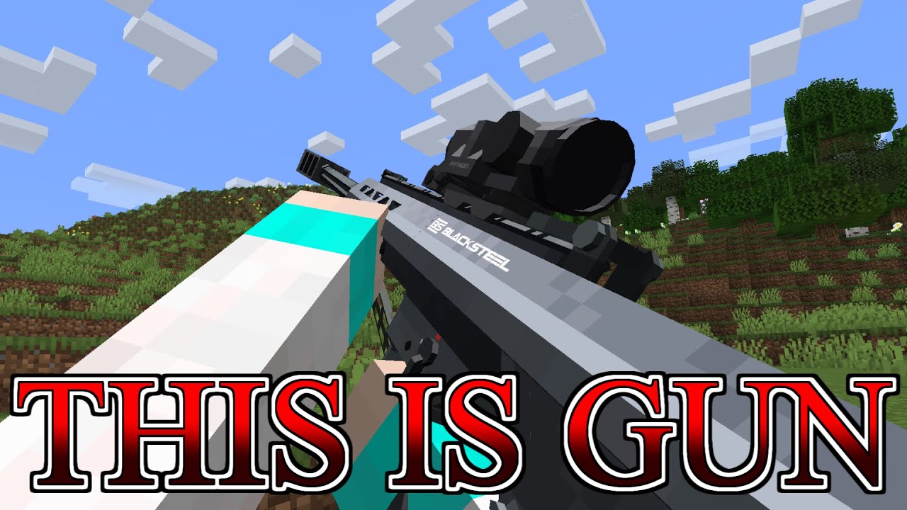 これがマイクラ！？銃で世界を掌握する【マインクラフトMOD実況】
