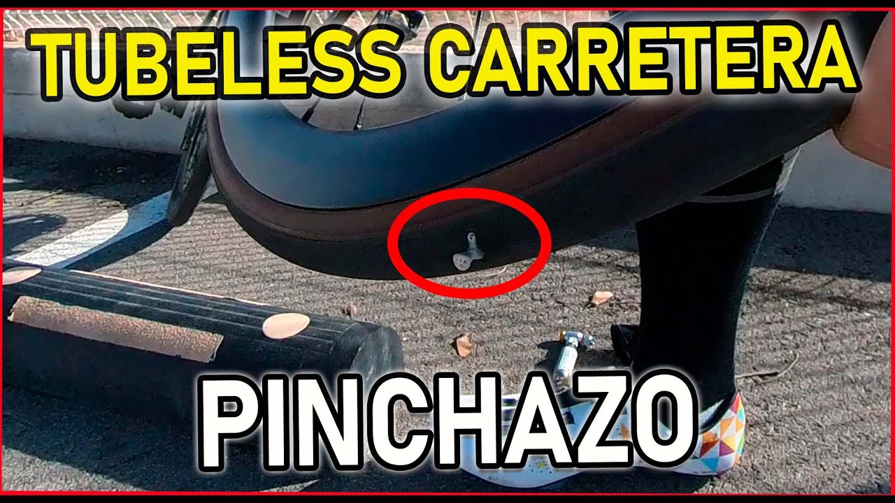 Mi primer pinchazo con Tubeless en carretera
